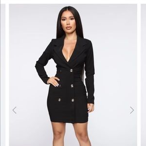 Black Blazer Dress from FashionNova worn once